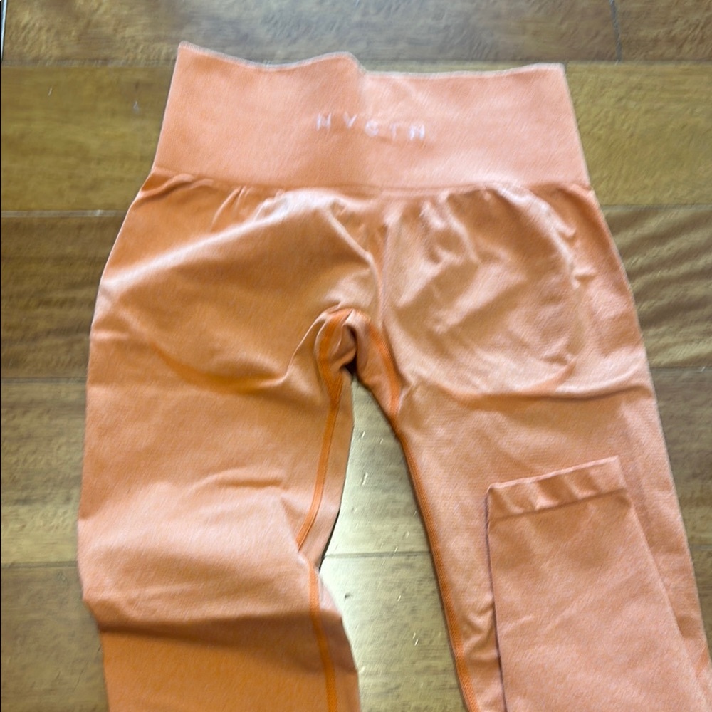 NVGTN High-Waisted Orange Leggings